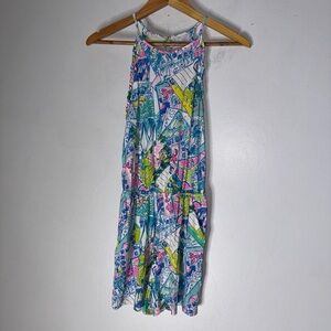 Lilly Pulitzer Size XS Dayley Romper Pop Up Wish You‎ Were Here